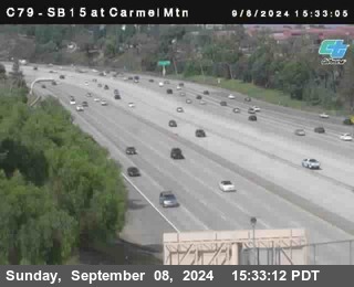 NB 15 at Carmel Mountain Rd.