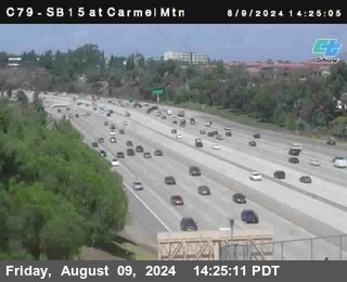 NB 15 at Carmel Mountain Rd.