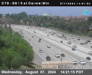 NB 15 at Carmel Mountain Rd.