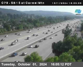 NB 15 at Carmel Mountain Rd.