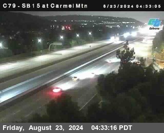 NB 15 at Carmel Mountain Rd.