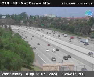 NB 15 at Carmel Mountain Rd.