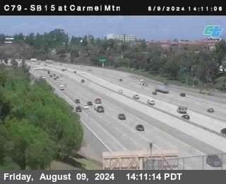 NB 15 at Carmel Mountain Rd.