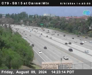 NB 15 at Carmel Mountain Rd.