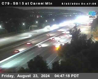 NB 15 at Carmel Mountain Rd.