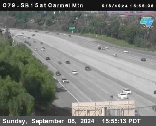 NB 15 at Carmel Mountain Rd.