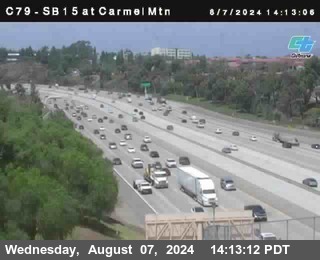 NB 15 at Carmel Mountain Rd.