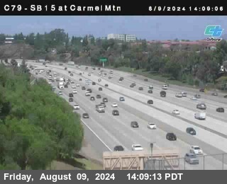 NB 15 at Carmel Mountain Rd.