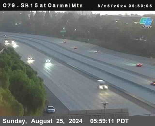 NB 15 at Carmel Mountain Rd.