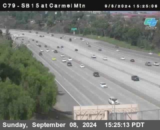 NB 15 at Carmel Mountain Rd.