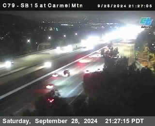 NB 15 at Carmel Mountain Rd.