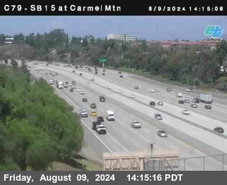 NB 15 at Carmel Mountain Rd.