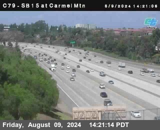 NB 15 at Carmel Mountain Rd.