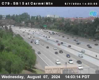 NB 15 at Carmel Mountain Rd.