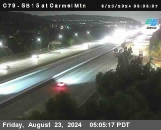 NB 15 at Carmel Mountain Rd.