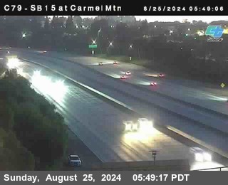 NB 15 at Carmel Mountain Rd.