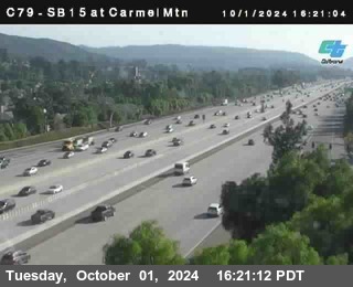 NB 15 at Carmel Mountain Rd.