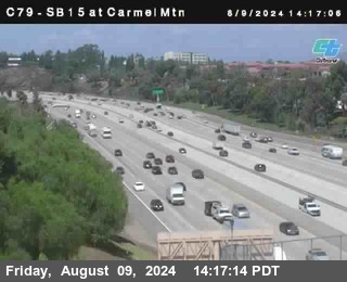 NB 15 at Carmel Mountain Rd.