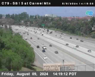 NB 15 at Carmel Mountain Rd.