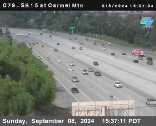 NB 15 at Carmel Mountain Rd.