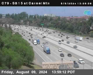 NB 15 at Carmel Mountain Rd.