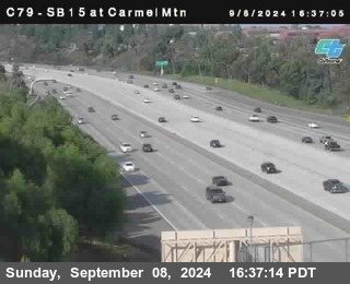 NB 15 at Carmel Mountain Rd.