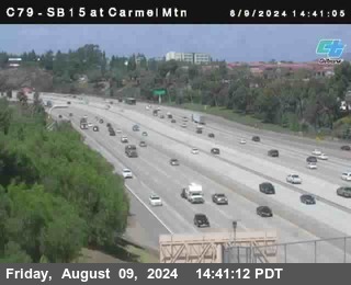 NB 15 at Carmel Mountain Rd.