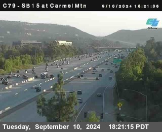 NB 15 at Carmel Mountain Rd.