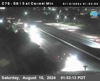 NB 15 at Carmel Mountain Rd.