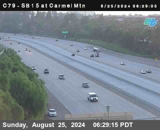 NB 15 at Carmel Mountain Rd.