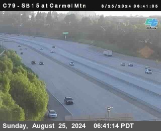 NB 15 at Carmel Mountain Rd.