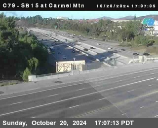 NB 15 at Carmel Mountain Rd.