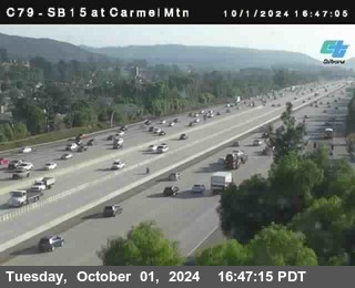 NB 15 at Carmel Mountain Rd.