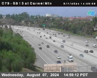 NB 15 at Carmel Mountain Rd.