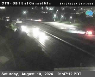 NB 15 at Carmel Mountain Rd.