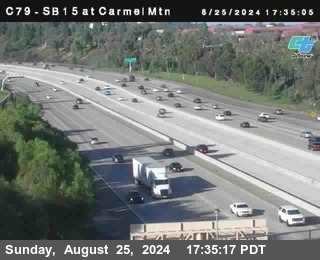 NB 15 at Carmel Mountain Rd.