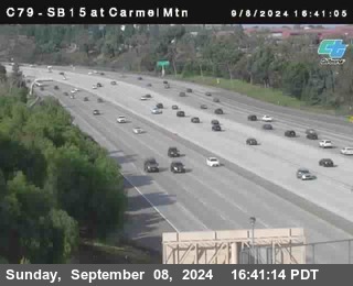 NB 15 at Carmel Mountain Rd.