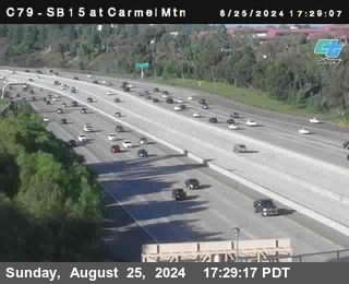 NB 15 at Carmel Mountain Rd.