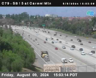 NB 15 at Carmel Mountain Rd.