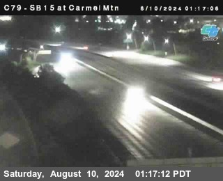 NB 15 at Carmel Mountain Rd.