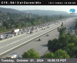 NB 15 at Carmel Mountain Rd.