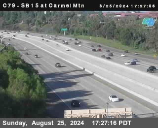 NB 15 at Carmel Mountain Rd.