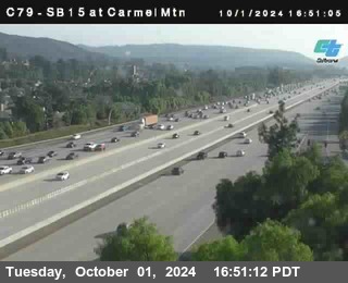 NB 15 at Carmel Mountain Rd.