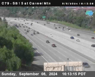 NB 15 at Carmel Mountain Rd.