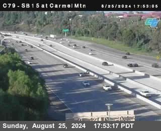 NB 15 at Carmel Mountain Rd.