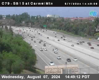 NB 15 at Carmel Mountain Rd.