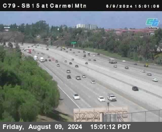 NB 15 at Carmel Mountain Rd.