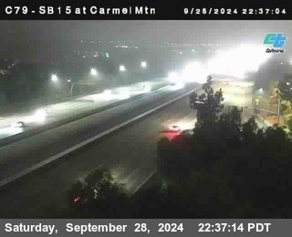 NB 15 at Carmel Mountain Rd.