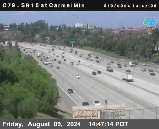 NB 15 at Carmel Mountain Rd.