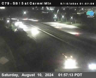 NB 15 at Carmel Mountain Rd.